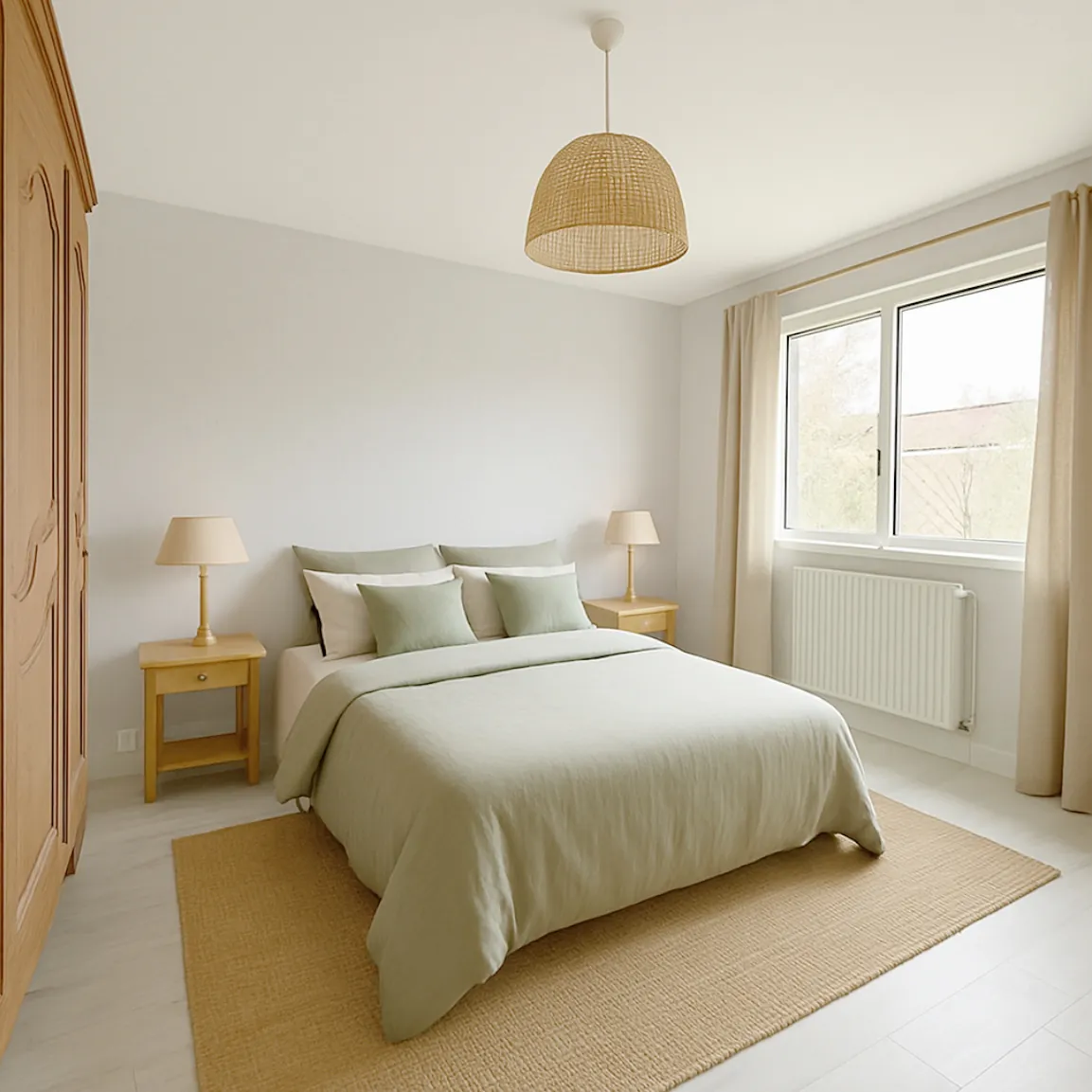 Maison 107 m² avec 4 chambres à Cholet, grand jardin, garage double 