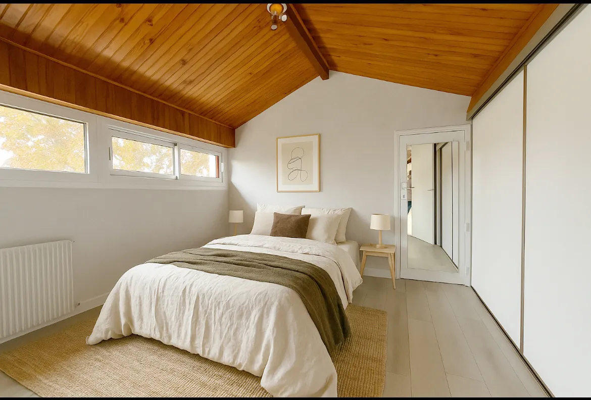 Maison 107 m² avec 4 chambres à Cholet, grand jardin, garage double 