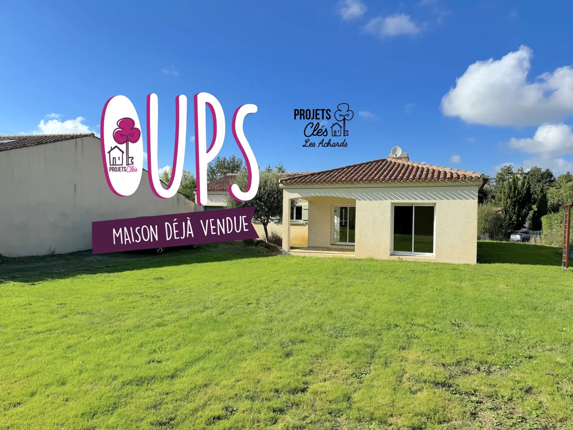 Maison 3 chambres à Grosbreuil avec extérieur et garage, environnement calme