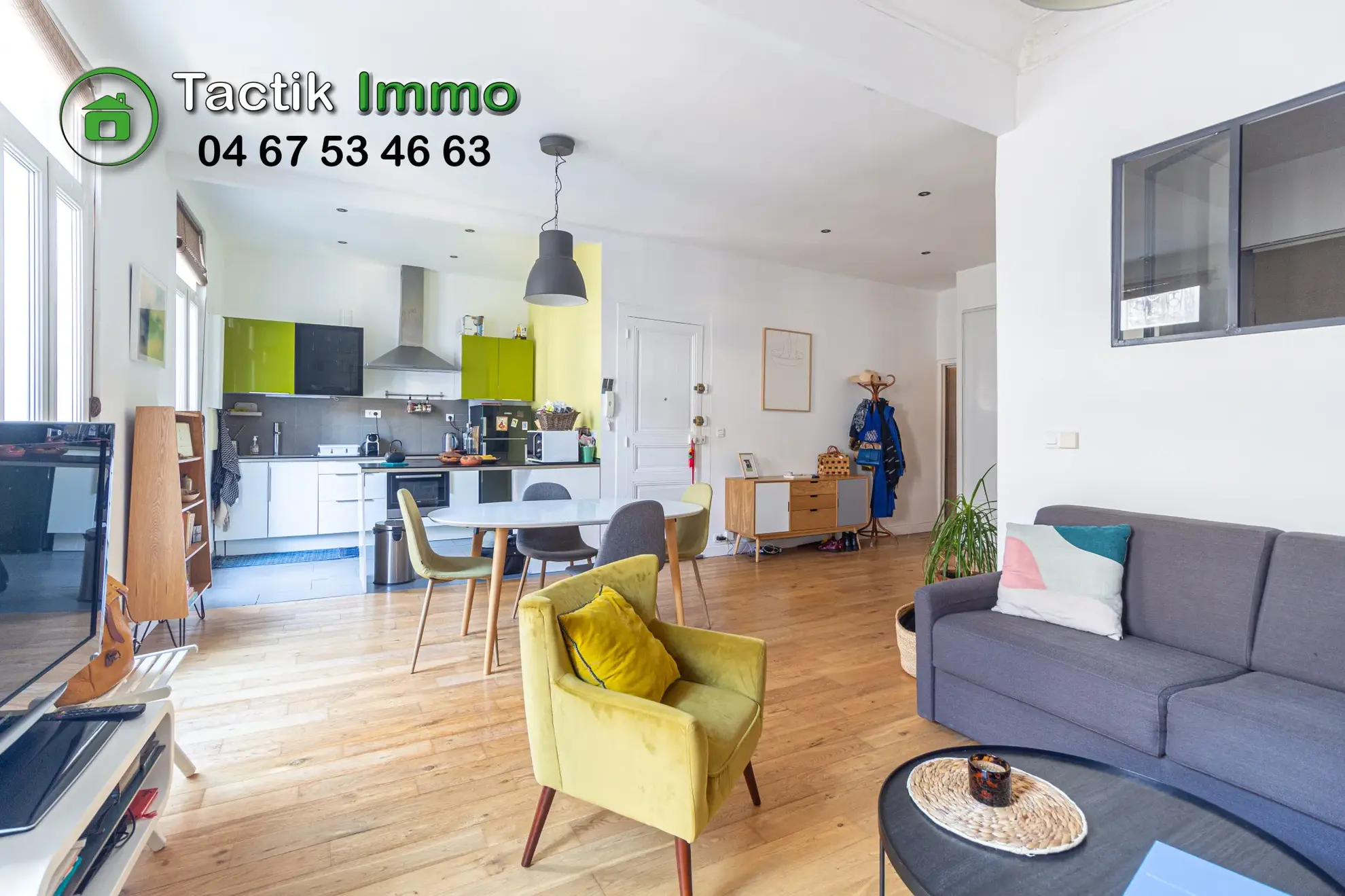 Appartement 2 pièces à Sète, proximité des Halles, bon état, balcon et climatisation 