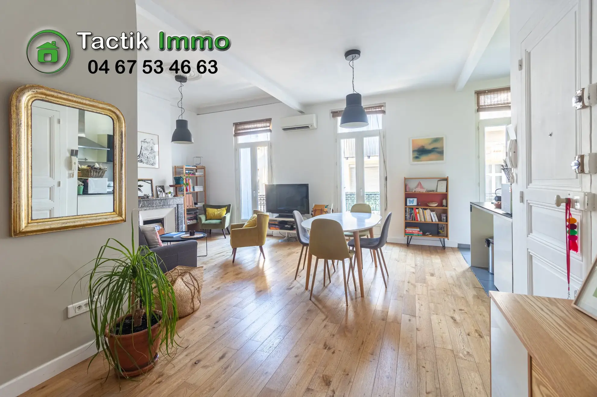 Appartement 2 pièces à Sète, proximité des Halles, bon état, balcon et climatisation 