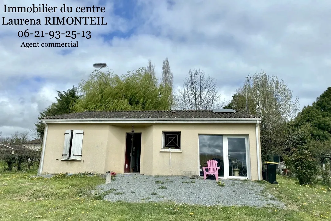 Maison de plain-pied de 85 m² avec jardin clos à La Réole