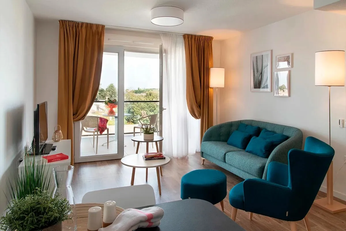 Appartement T2 de 43 m² avec balcon à Vernouillet, résidence pour seniors