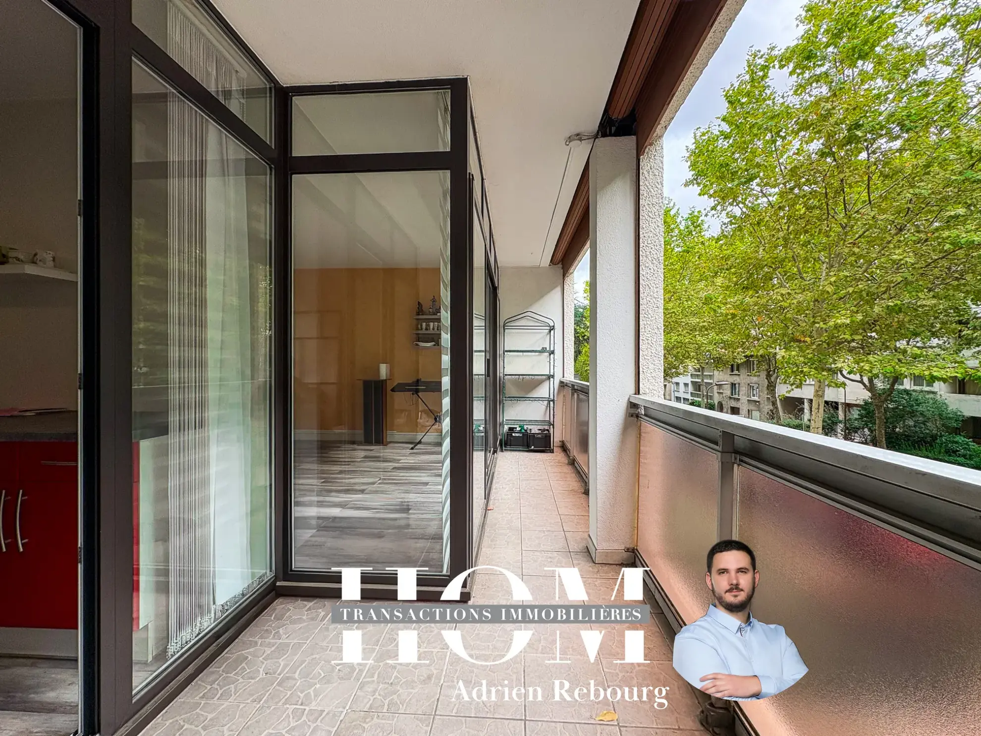 Appartement T3 de 74 m² avec 2 balcons et garage à Chamalières