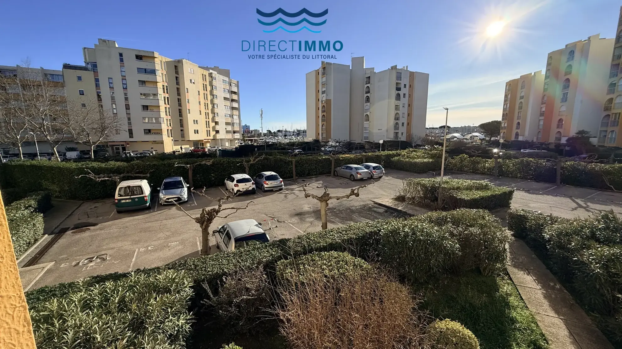 Appartement F2 à Carnon-Plage avec Loggia, Terrasse et Parking Privé