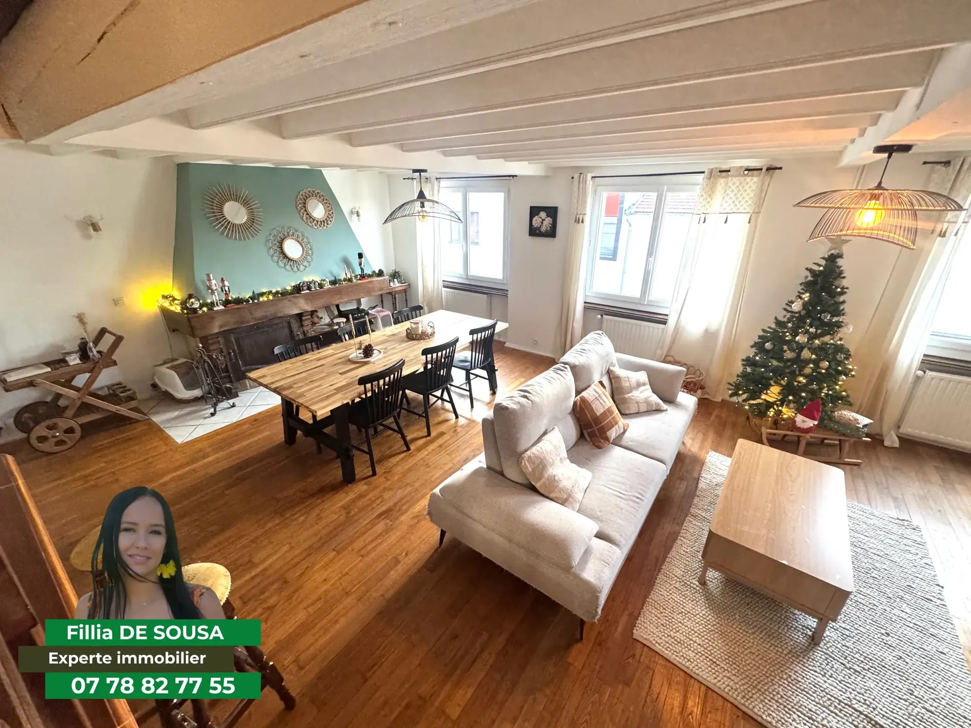 Charmant duplex F5 de 130,77 m² à Saint-Étienne Trefilerie - Dernier étage 