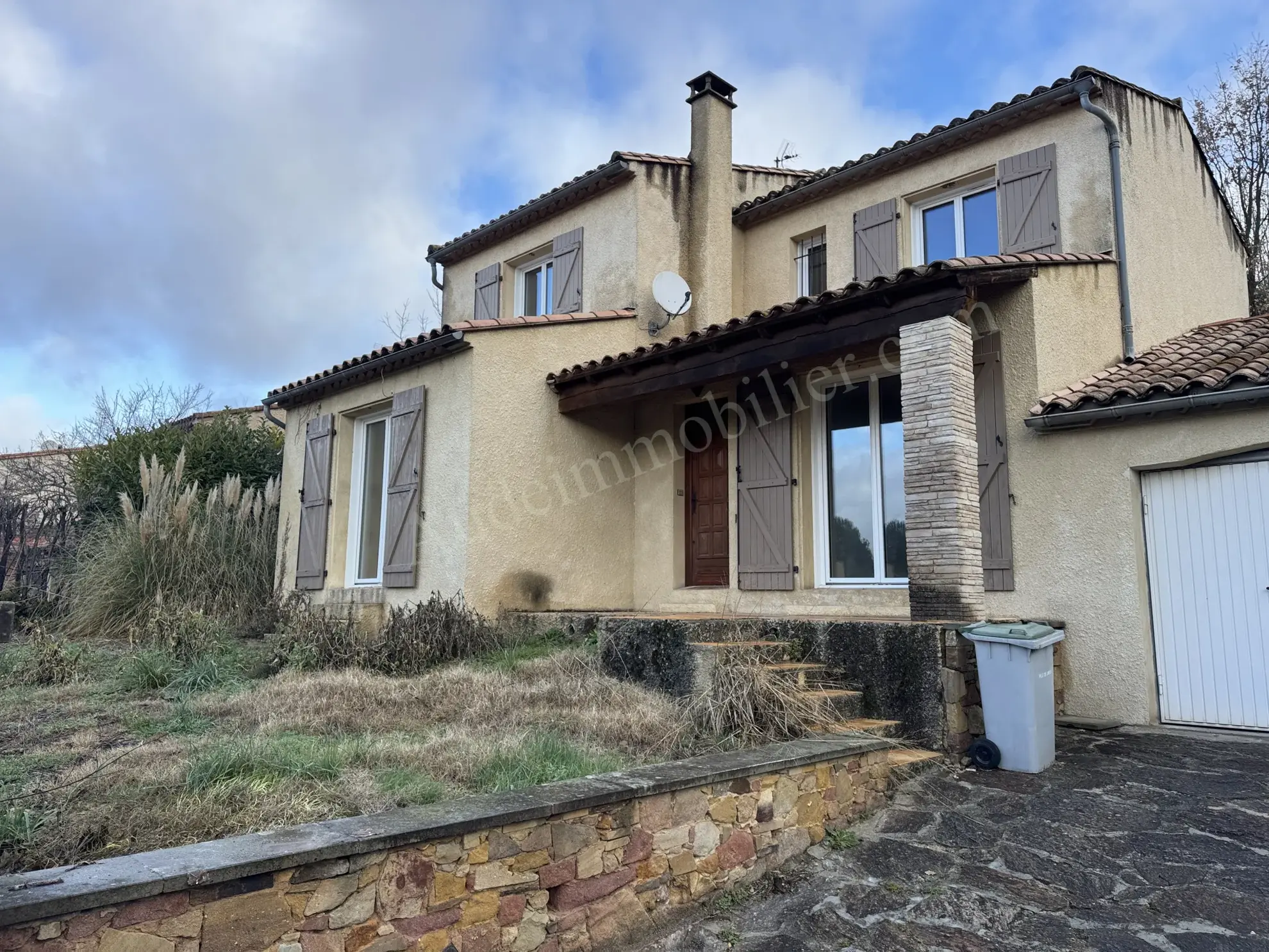 Charmante maison avec garage, jardin et terrasse à Limoux – 4 chambres