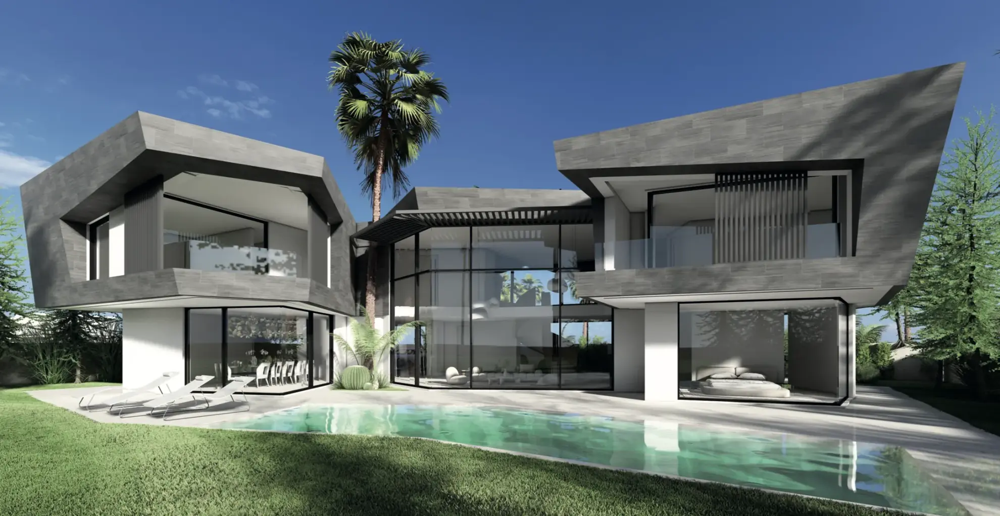 Maison neuve de luxe avec piscine à Mérignies Golf - Confort et prestations haut de gamme