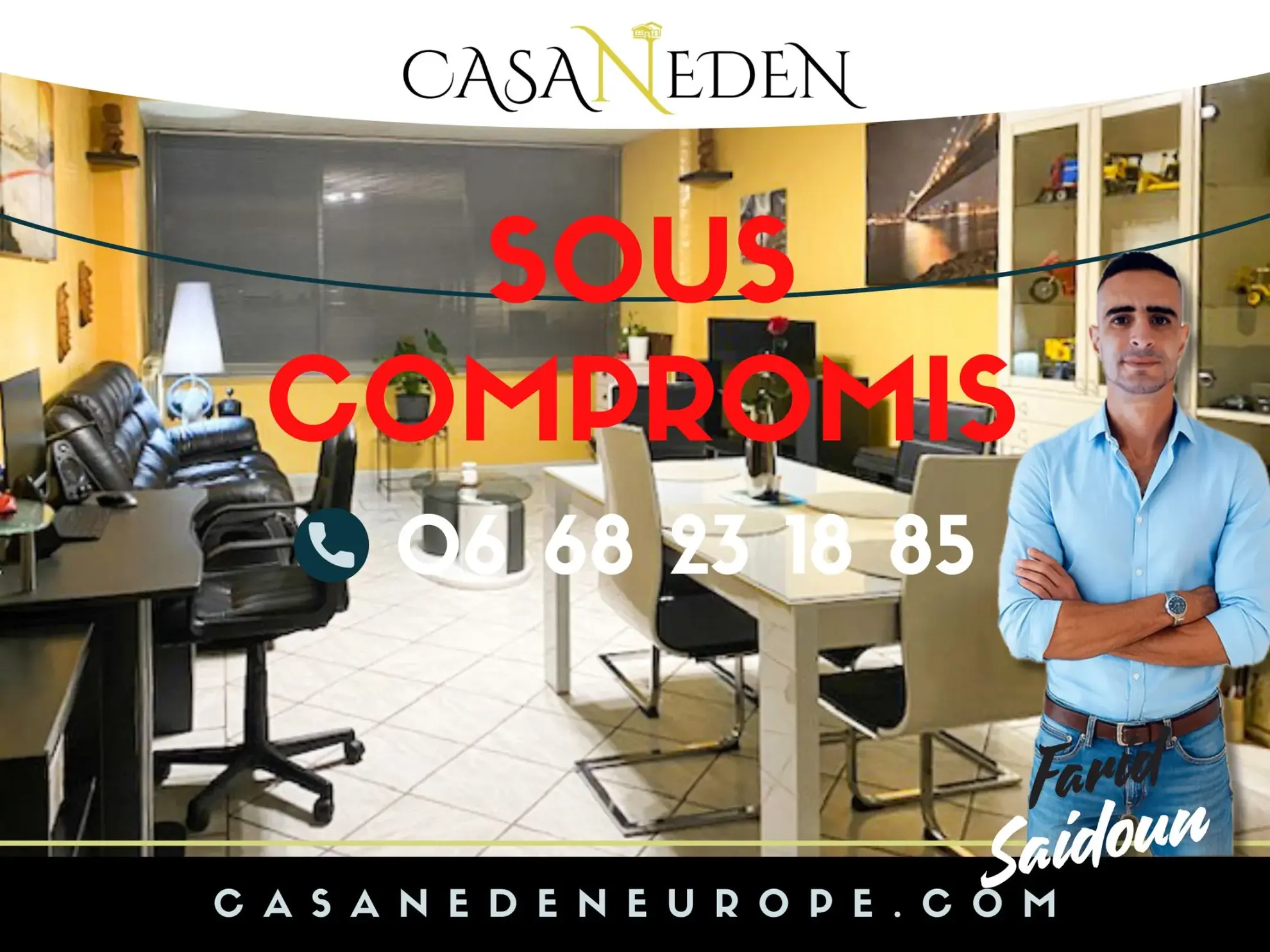 Appartement 76 m2 avec deux chambres et cave à Longuyon