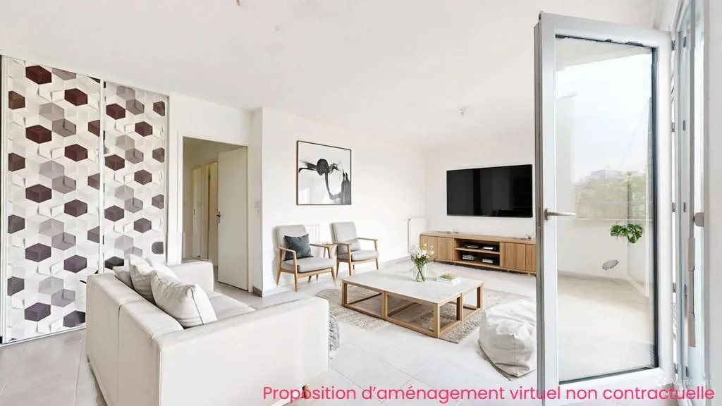 À vendre appartement T3 lumineux avec terrasse et parking sécurisé à Toulouse 
