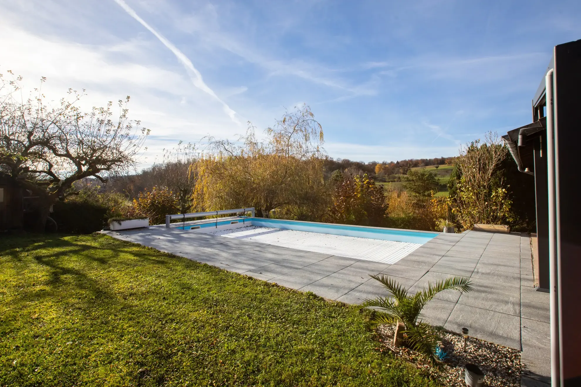 Maison individuelle à Bendorf avec vue panoramique et piscine dans le Sundgau