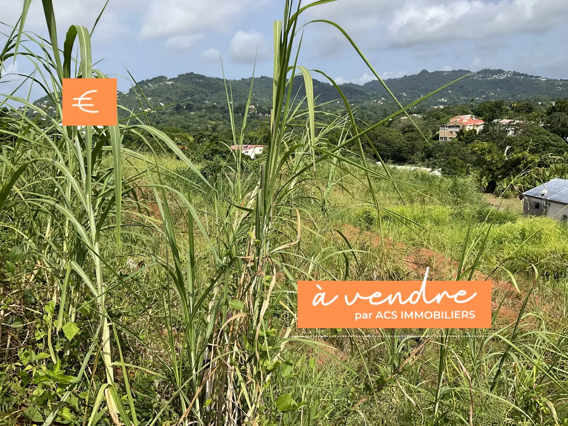 Terrain constructible de 507 m² au Robert en zone Udb