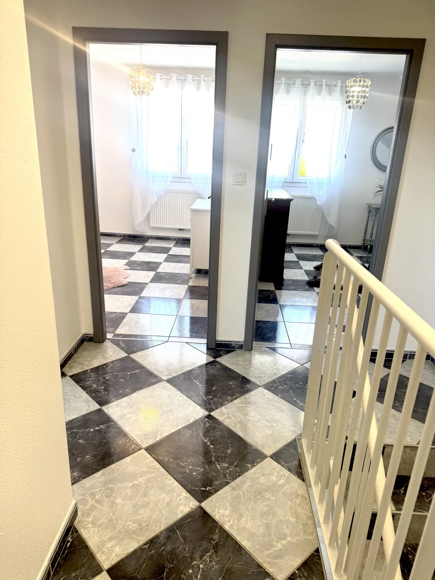 magnifique duplex à Bavilliers, 4 chambres, terrasse sud, garage, proche Belfort 