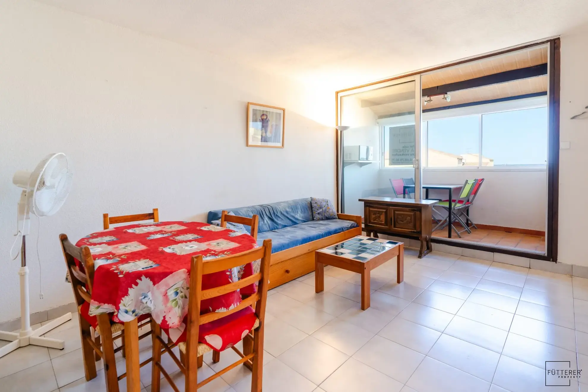 Appartement avec vue mer à Narbonne Plage – 2 pièces cabine meublé