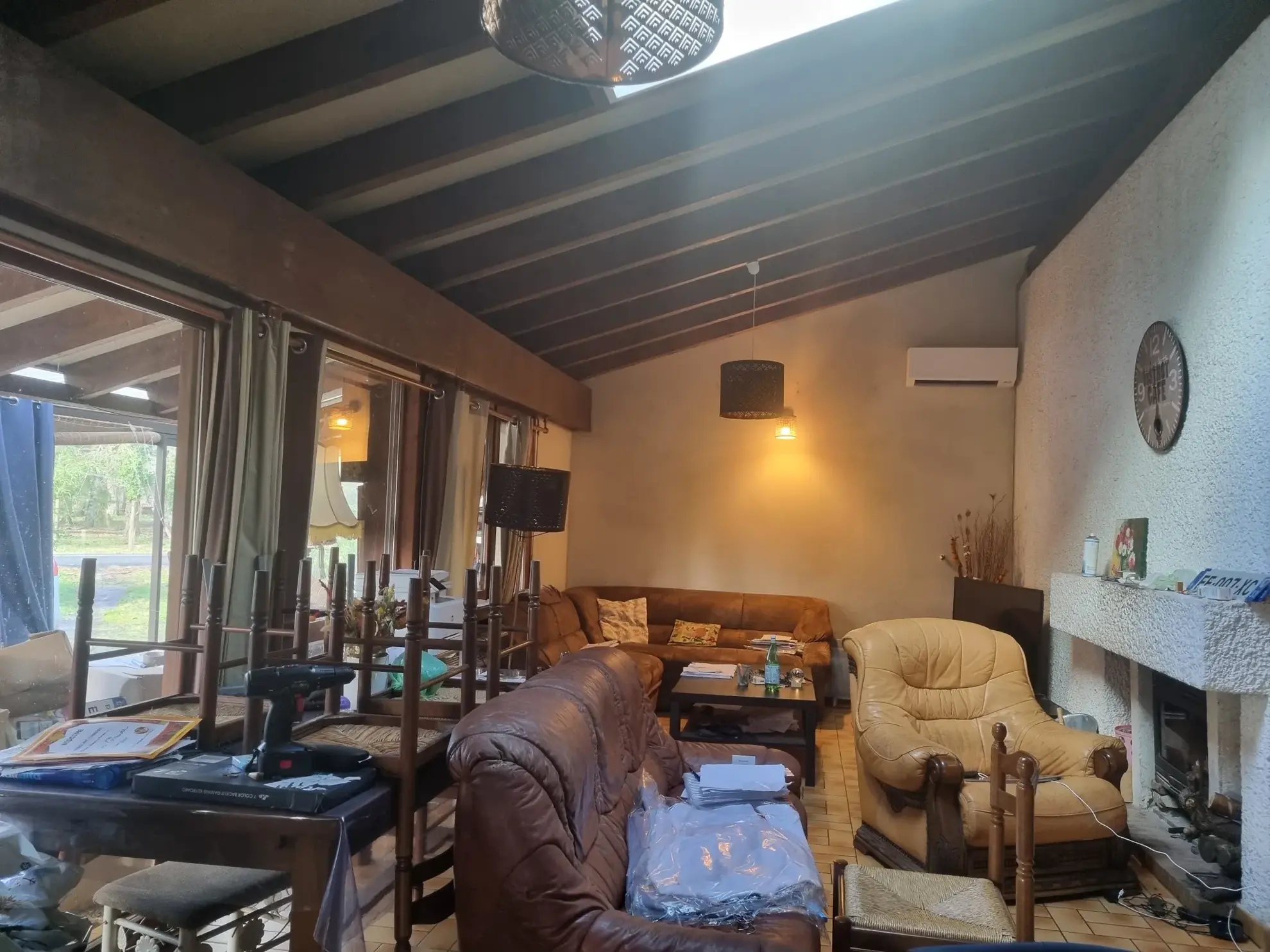Maison de 95 m² avec appartement attenant près de Bazas, jardin arboré et double parking 