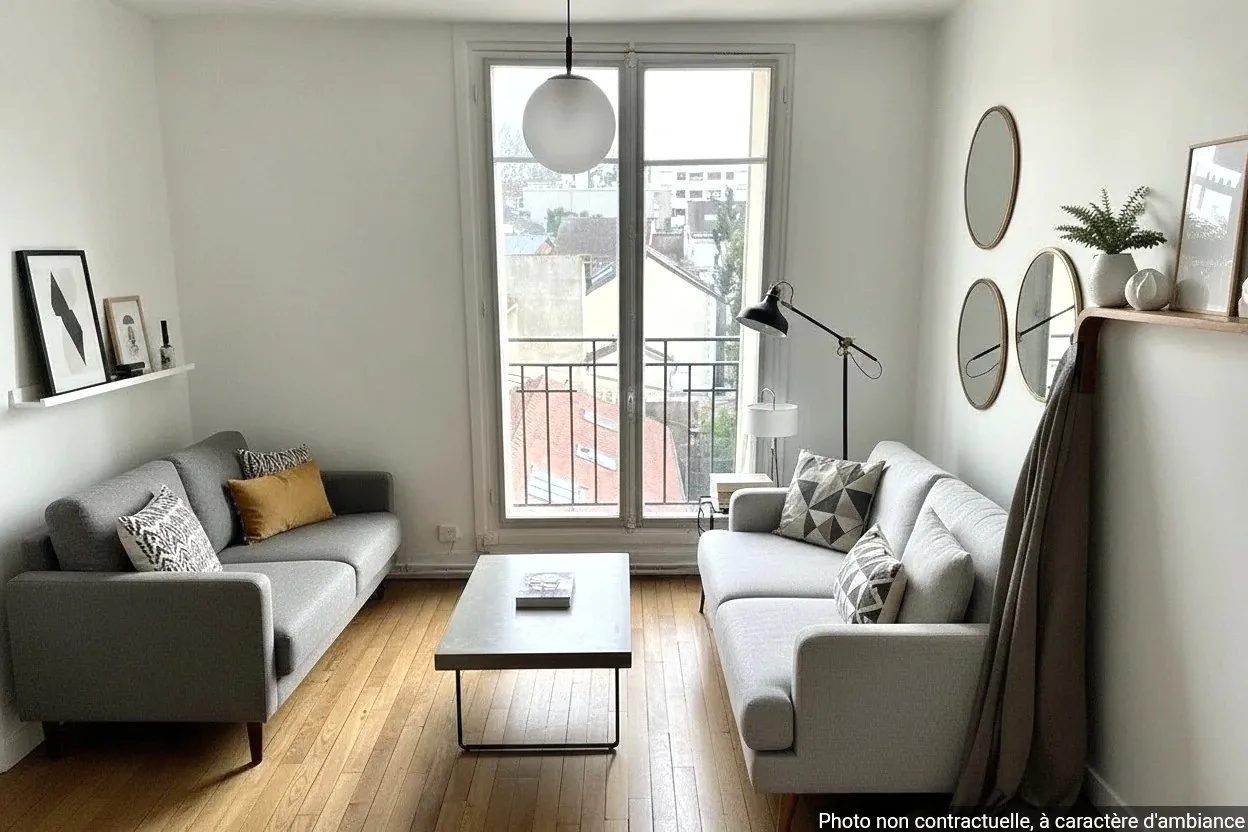 Appartement 2 pièces de 40,89 m² à Le Vésinet, proche du parc des Ibis