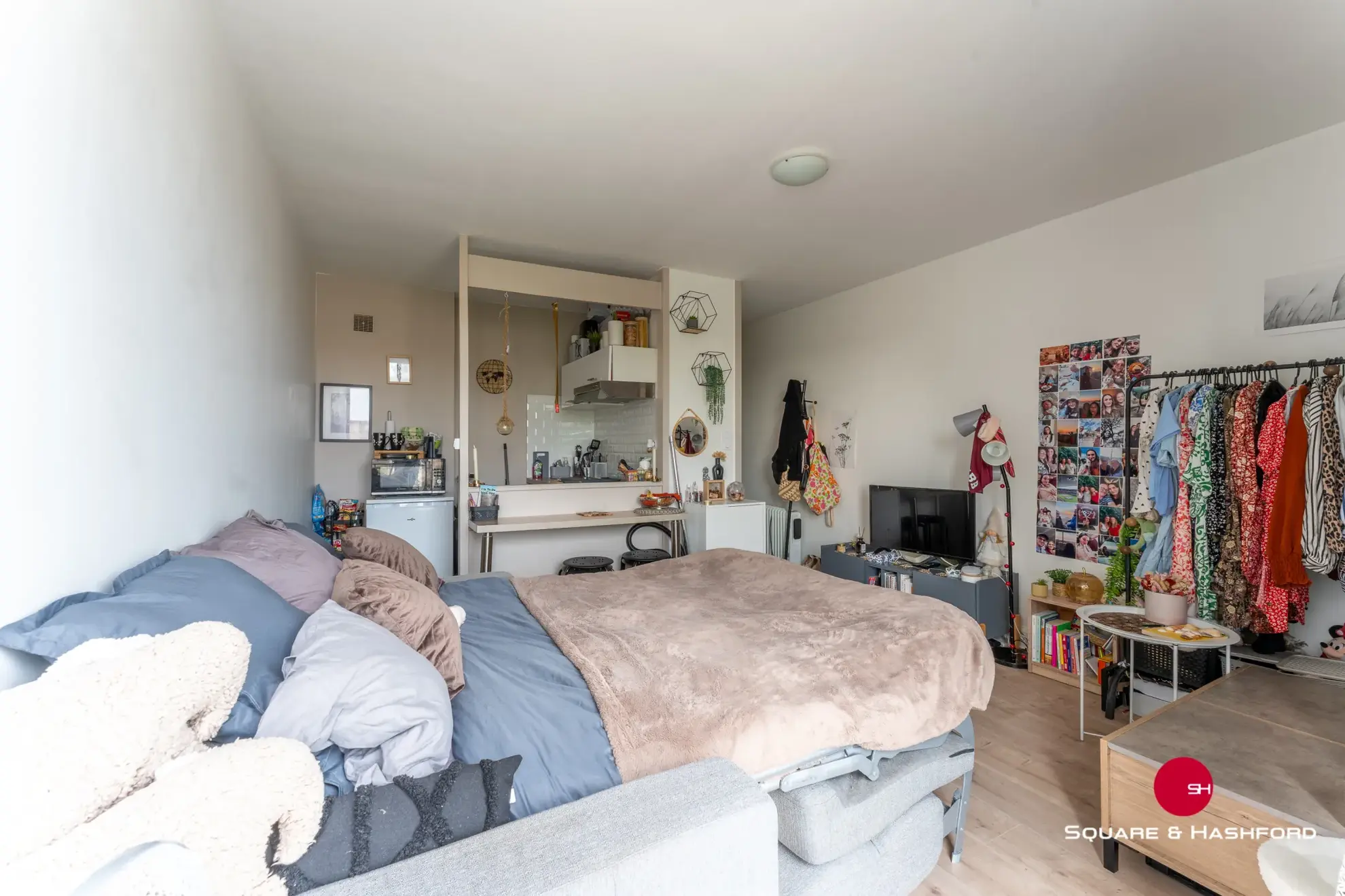 Studio à Bordeaux Nansouty loué, vue dégagée, 24,25 m²