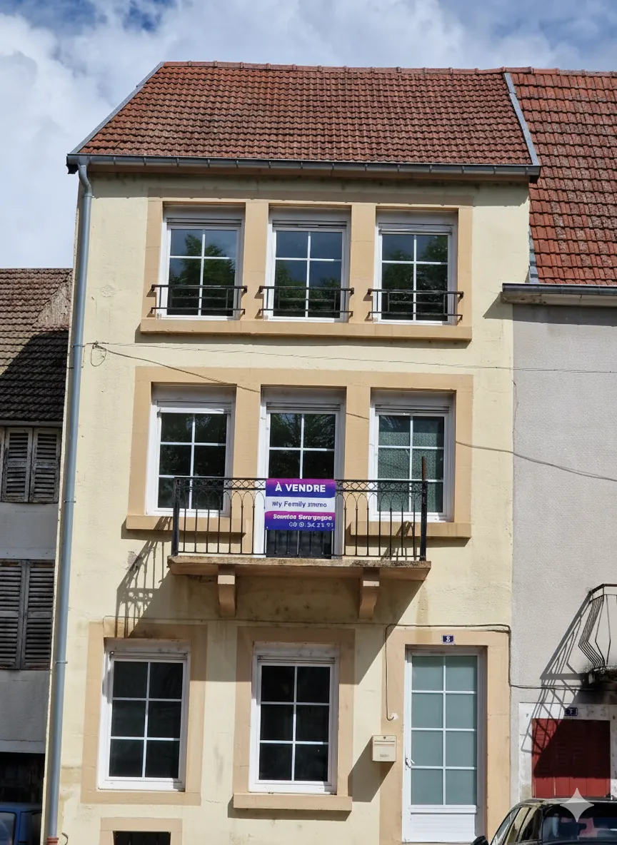 Maison mitoyenne à vendre à Saint-Loup-sur-Semouse, 4 chambres, emplacement privilégié