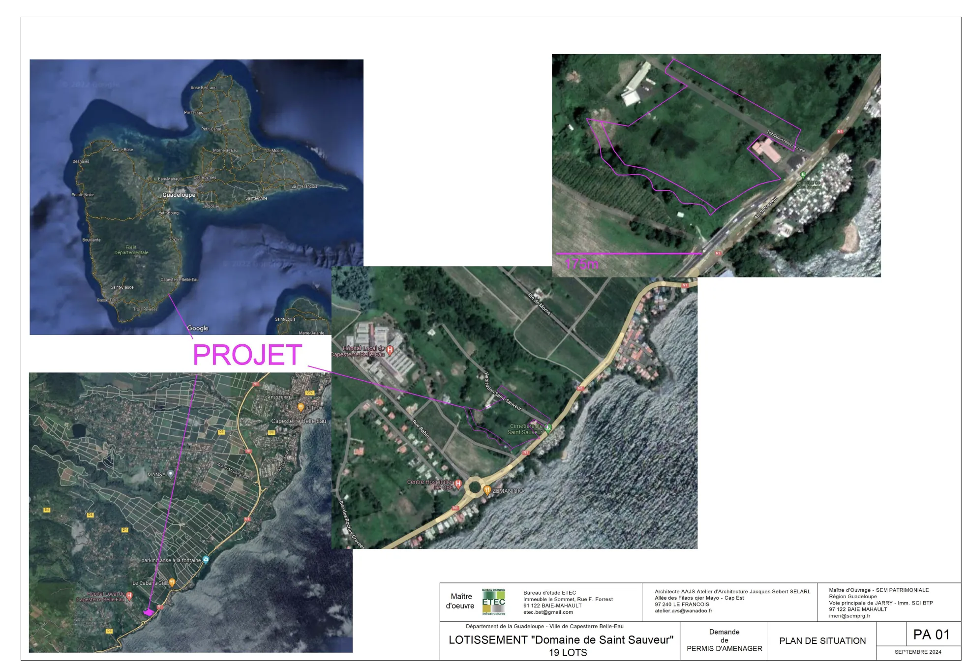 Terrain à vendre à Capesterre-Belle-Eau - Vue mer et montagne, viabilisé 