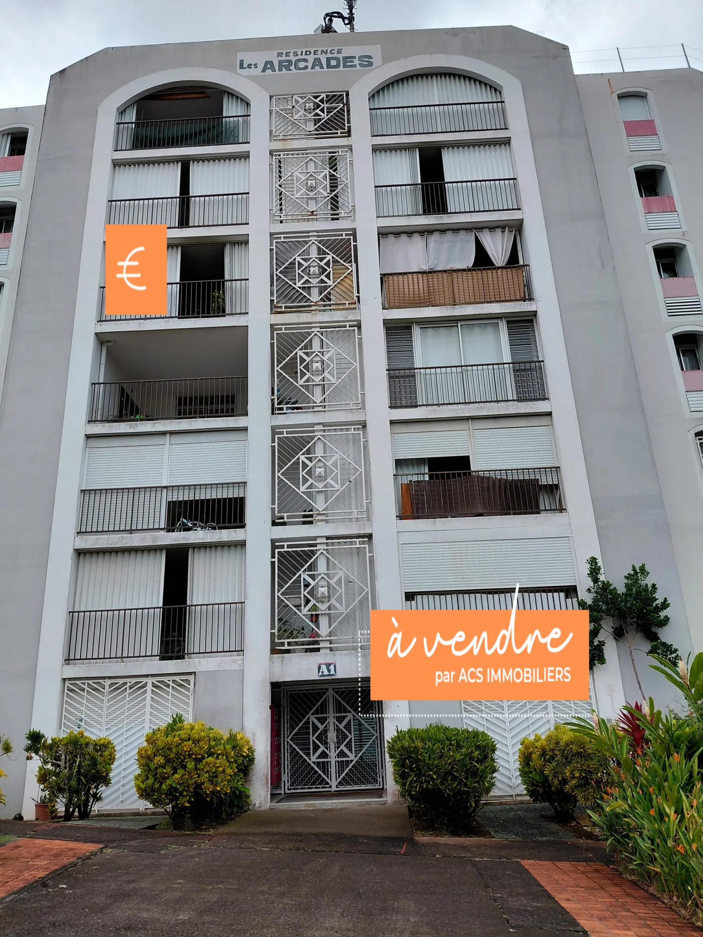 Appartement F4 à Fort-de-France avec loggia, proche commodités