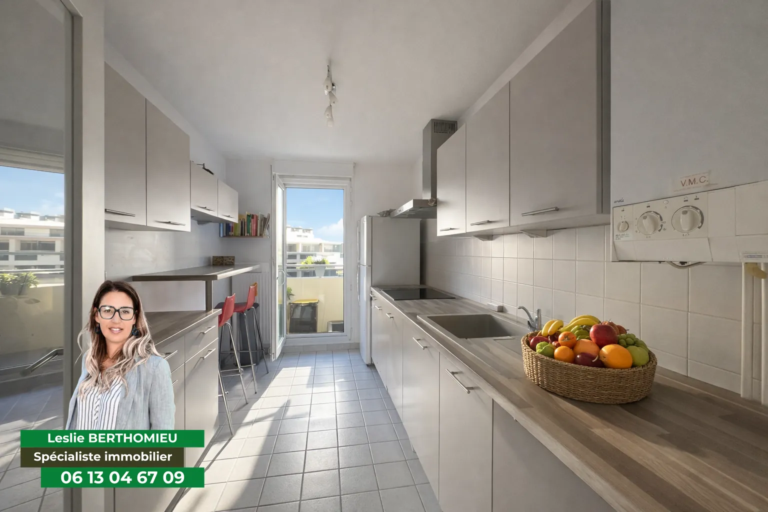 Appartement 4 pièces à Fauriel Saint-Étienne - 85 m² avec balcon, garage, cave 