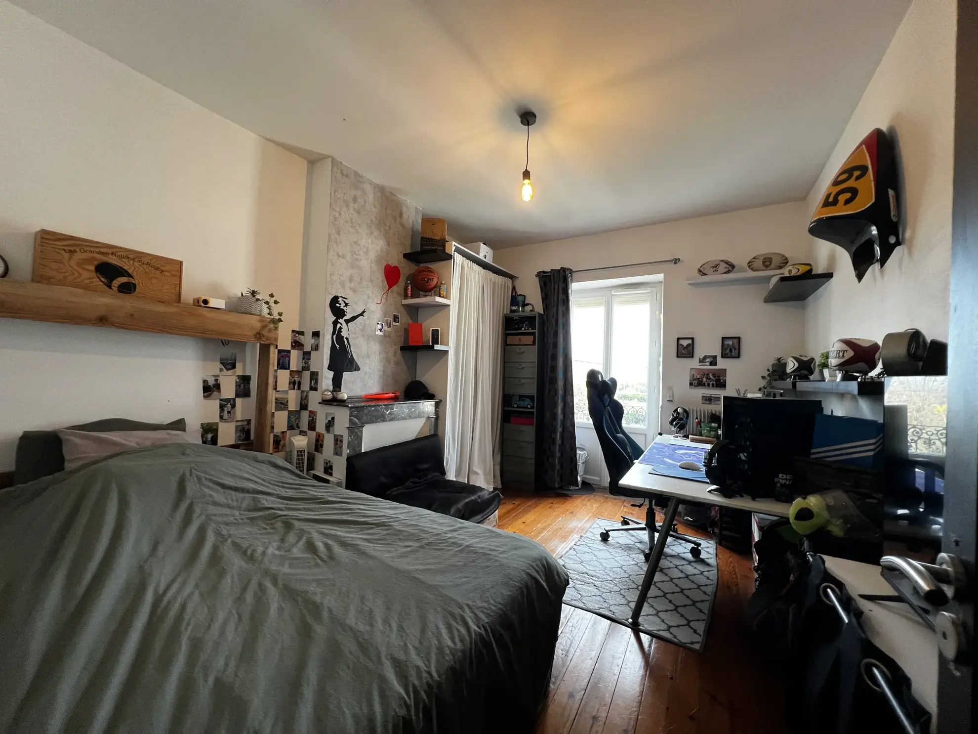 Maison atypique en pierre avec 4 chambres, jardin et atelier à Langon 