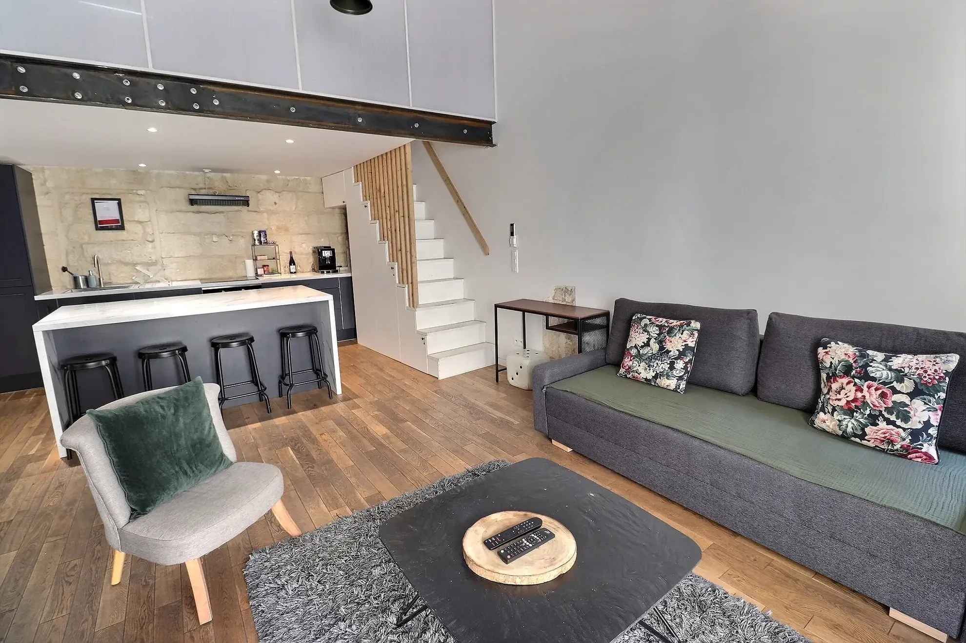 Vente d'un duplex T2 de 45,78 m² au cœur du centre historique de Montpellier 