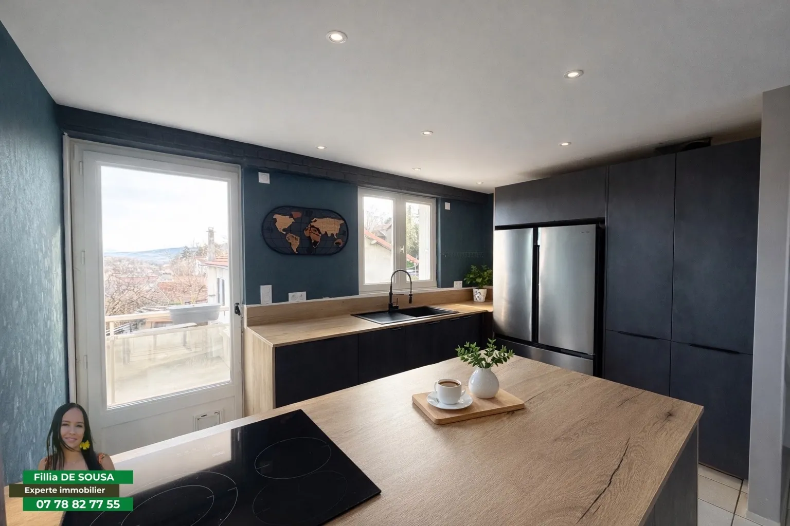 Appartement duplex F4 avec balcons, parking et cave à Saint-Étienne Villeboeuf 