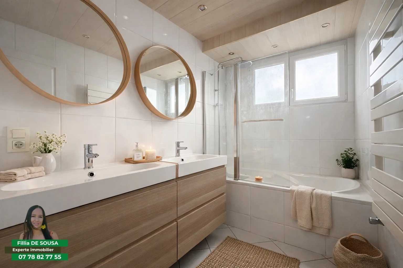 Appartement duplex F4 avec balcons, parking et cave à Saint-Étienne Villeboeuf 