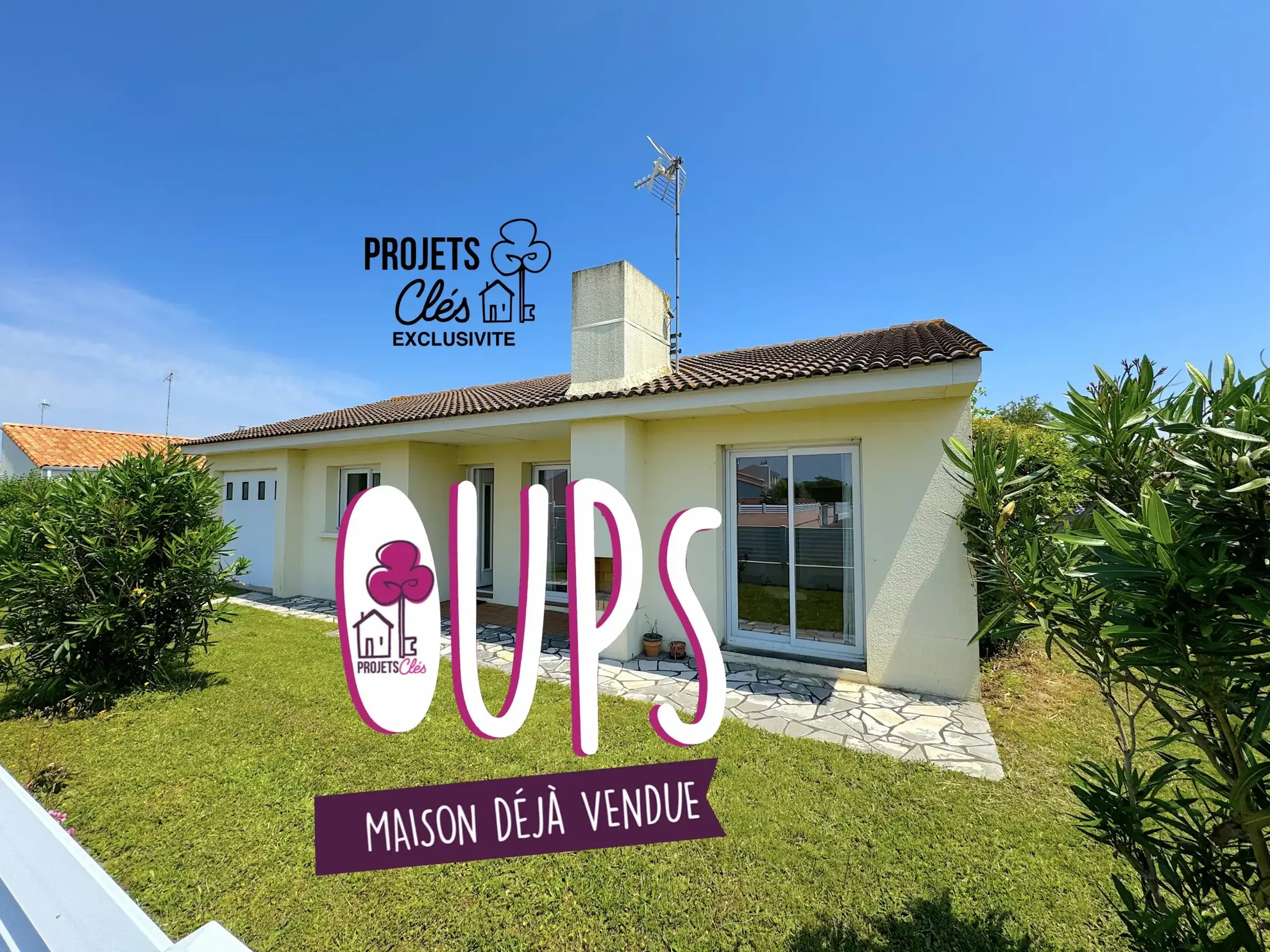 Maison 3 chambres avec grand terrain à Sables d'Olonne - 75 m² habitables