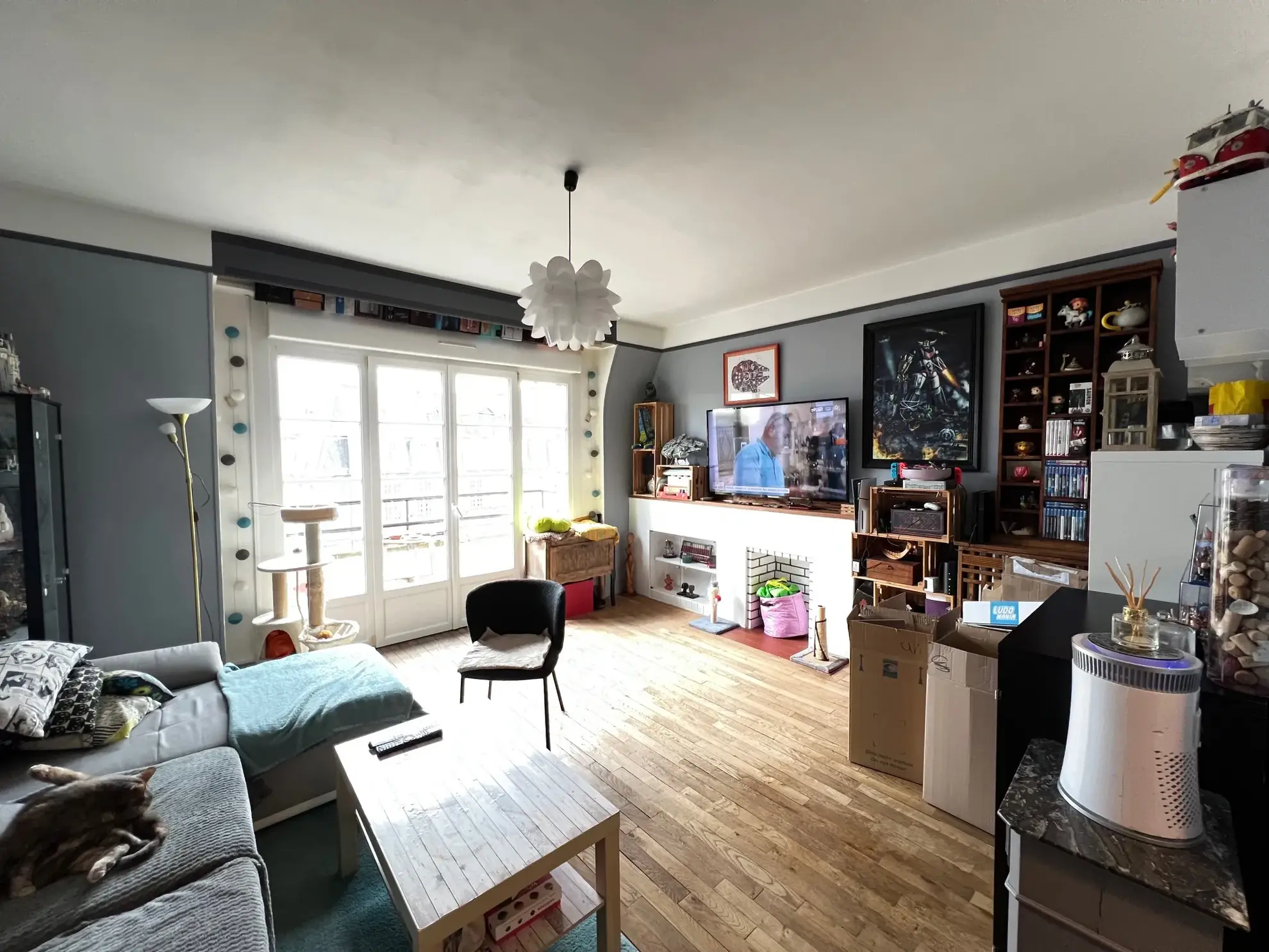 Appartement 3 pièces avec balcon sud, vue sur la collégiale à Abbeville 