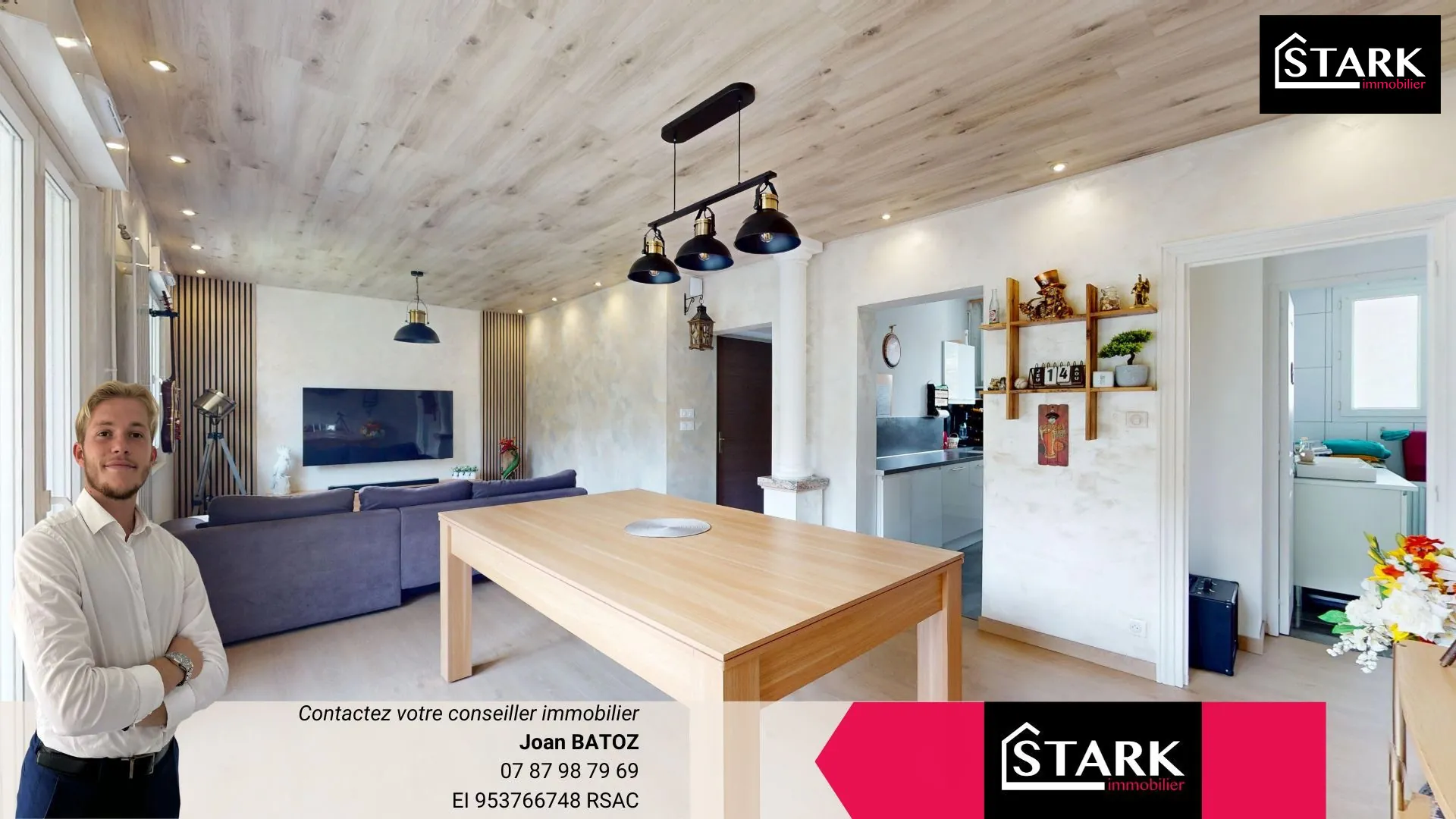 Bel appartement de 72 m² à vendre à Grand-Charmont, proche commodités