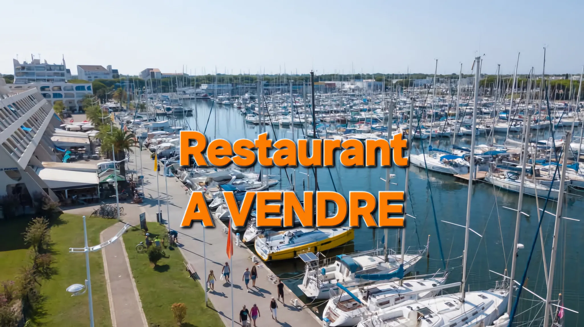 Restaurant à vendre avec vue sur port à Port Camargue – Opportunité rare