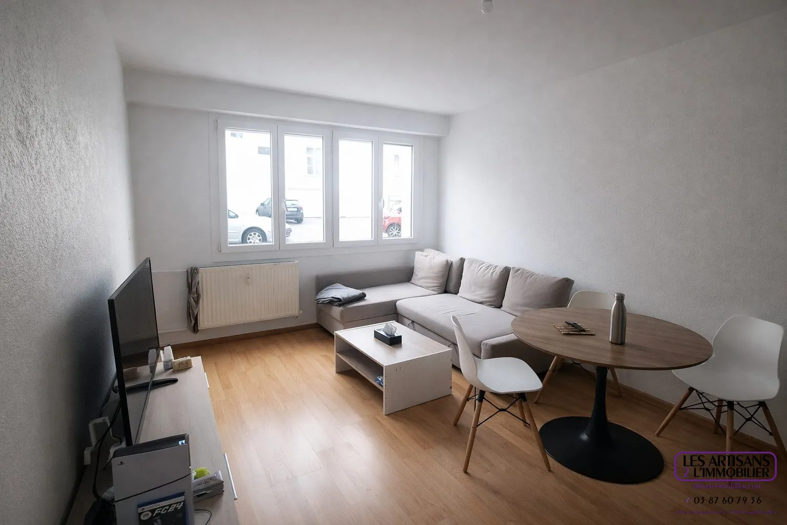 Appartement F2 à Metz Sablon avec parking, cave et bon état 