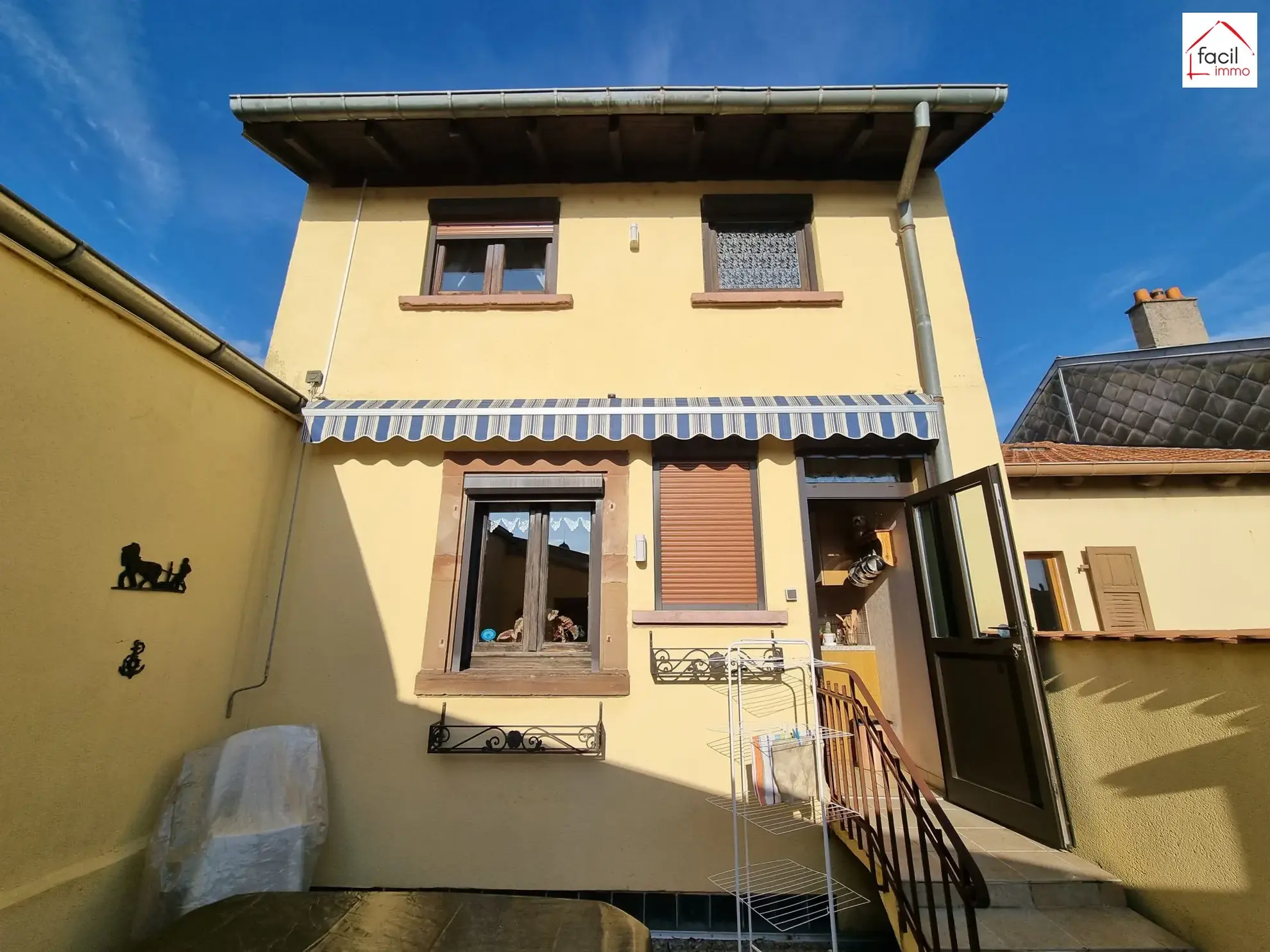 Maison à Sarrebourg centre-ville avec 3 chambres, garage et jardin clos 