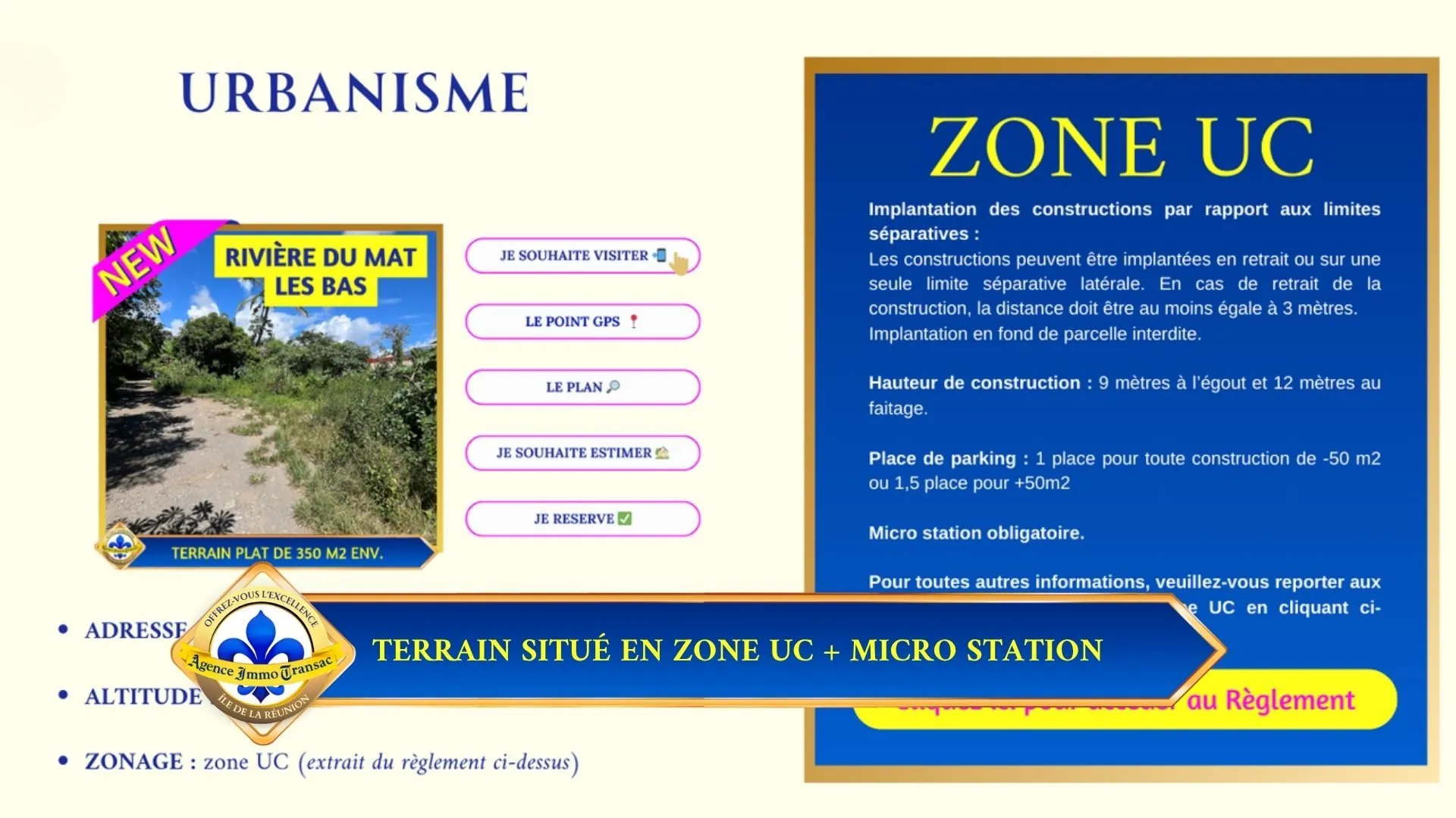 Terrain constructible de 295 m² à Saint-André - Opportunité à saisir 