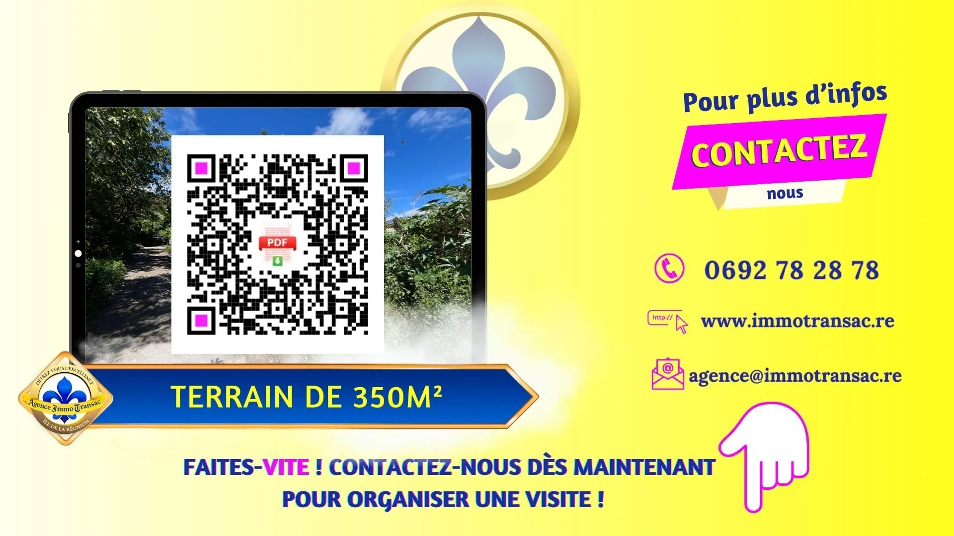 Terrain constructible de 295 m² à Saint-André - Opportunité à saisir 