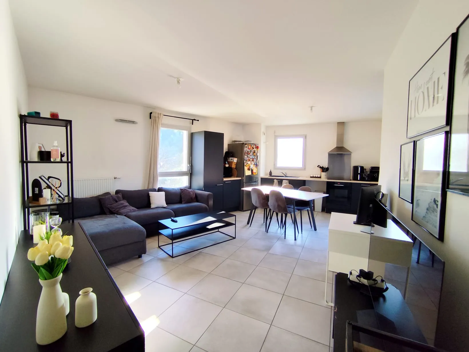 Appartement 3 pièces avec terrasse à Pont-Evêque, proche Vienne