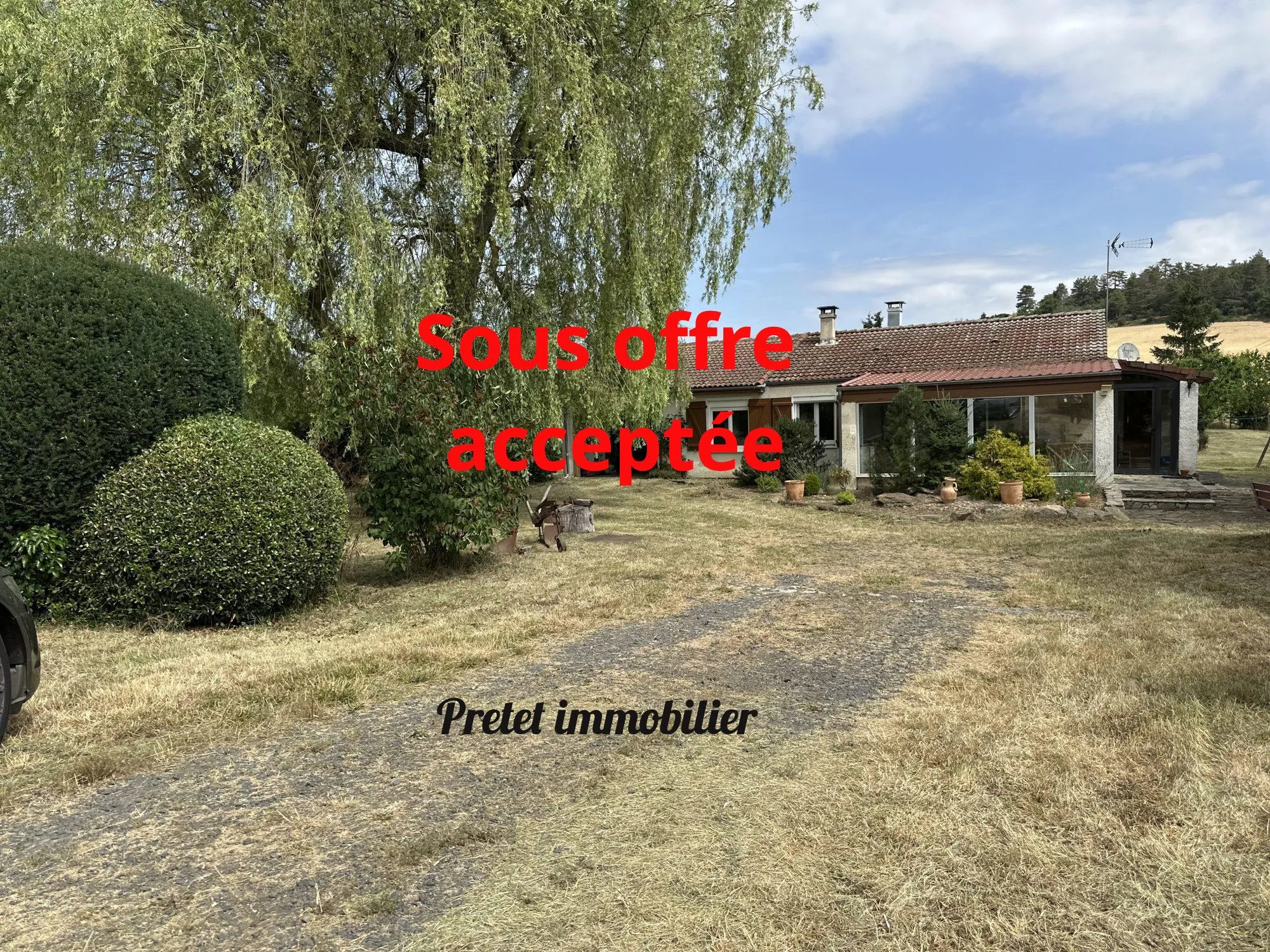 Maison à vendre à Espalem avec terrain de 2870 m2 et 3 chambres