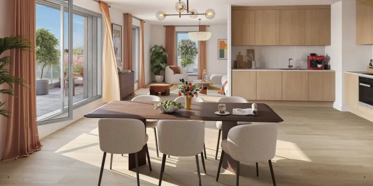 Studio neuf à Dunkerque (59140) – Livraison 2027, 30,13 m², balcon, prix 165 000 €