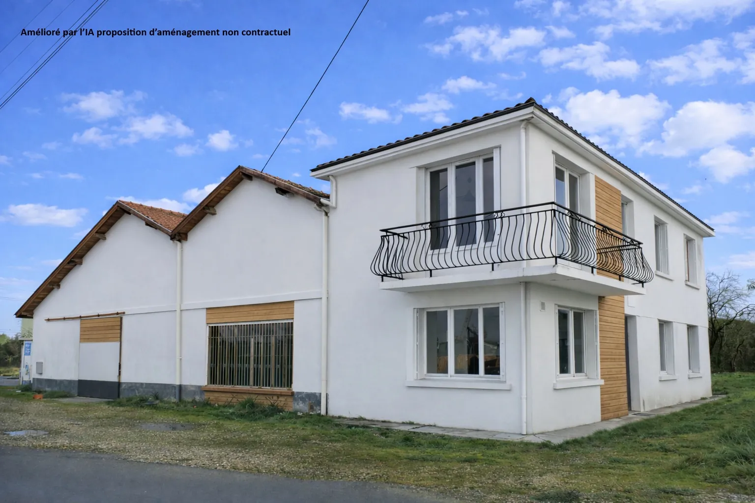 Immeuble de rapport à Marmande avec grand hangar et potentiel de valorisation 