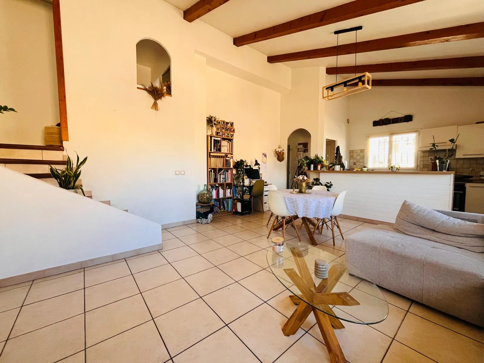 Appartement T3 en duplex lumineux avec garage et parking à Perpignan, secteur Clinique Saint-Pierre