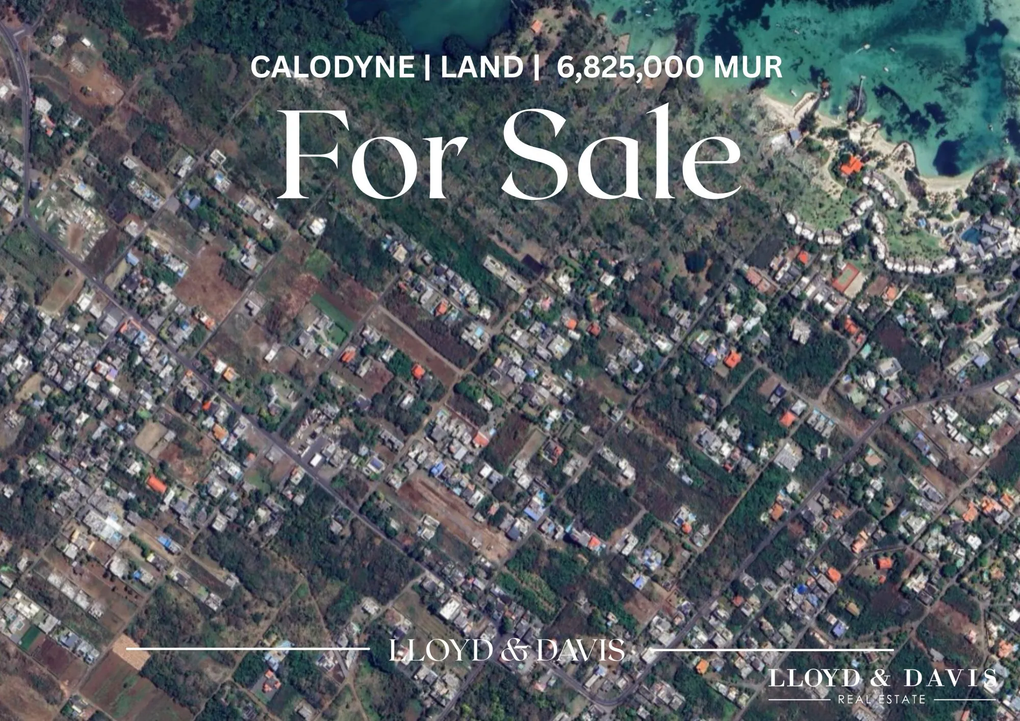 Terrain résidentiel de 15 perches à Calodyne idéal pour construire votre maison