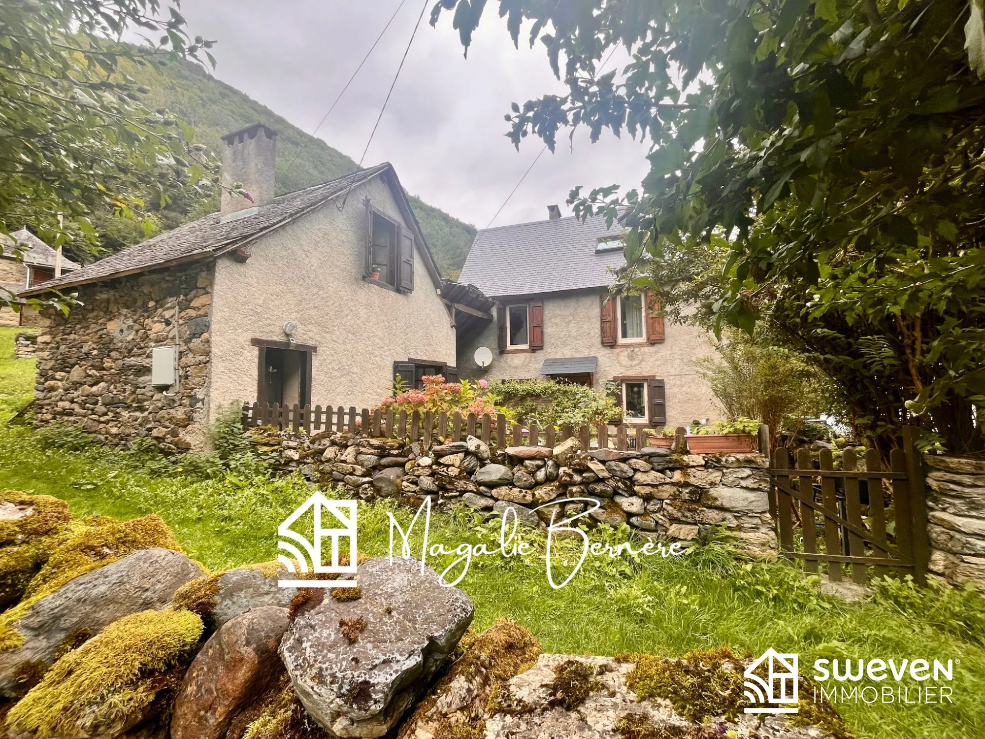 Charmant ensemble de maisons dans le Parc Naturel des Pyrénées à Bonac-Irazein