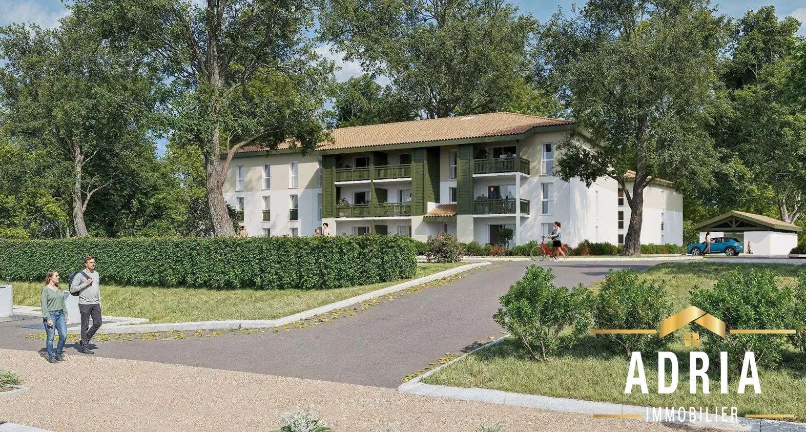 Appartements neufs 2 pièces à Castets - Centre-ville, parking et balcon 