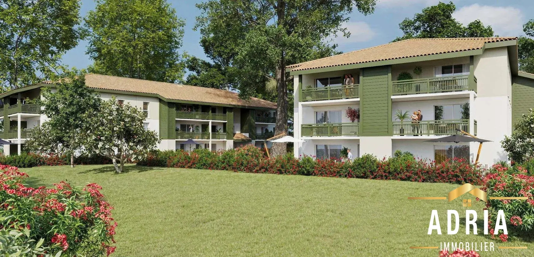 Appartements neufs 2 pièces à Castets - Centre-ville, parking et balcon