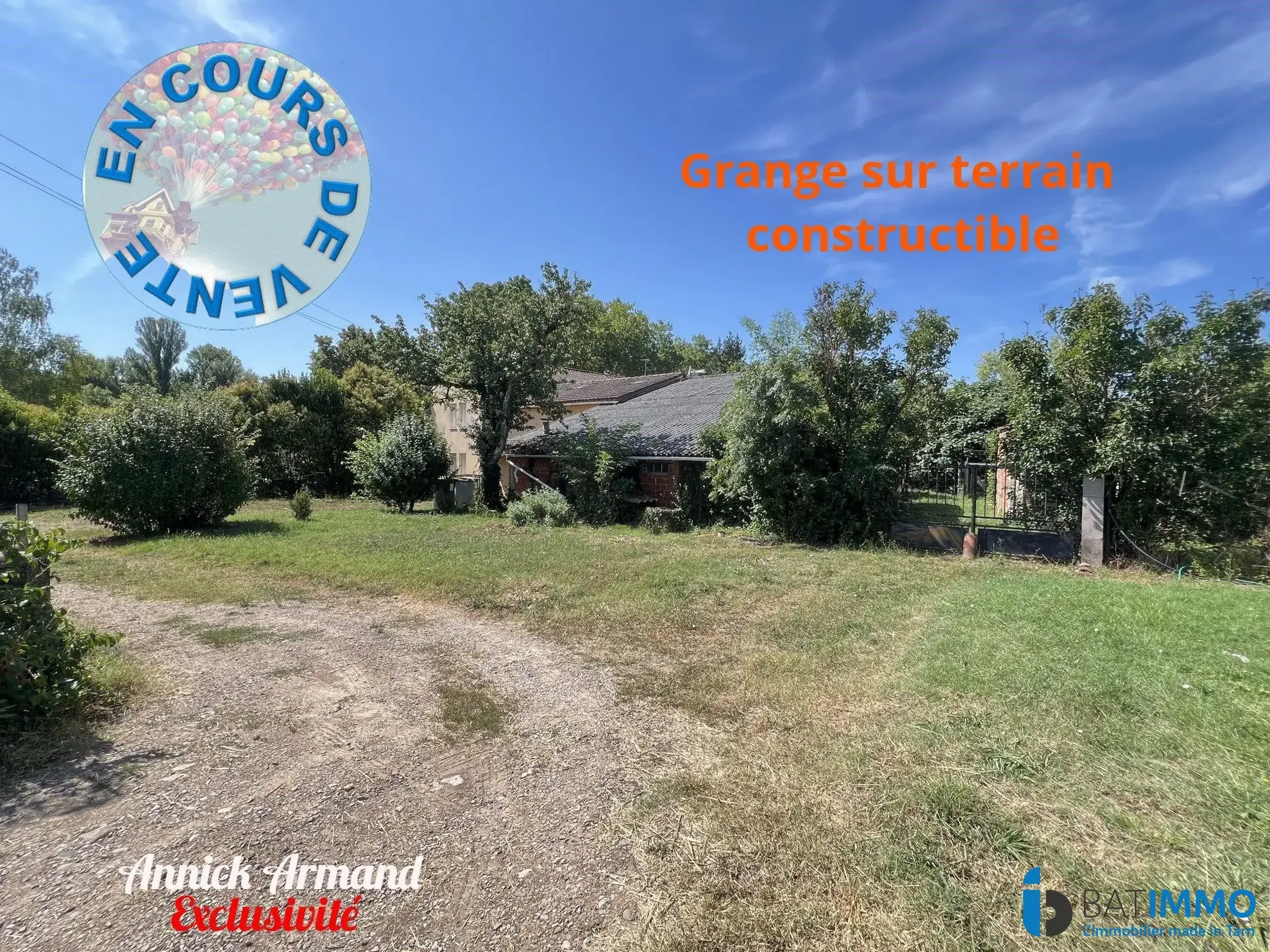 Ancienne grange à vendre à Albi, potentiel de transformation en habitation ou local professionnel