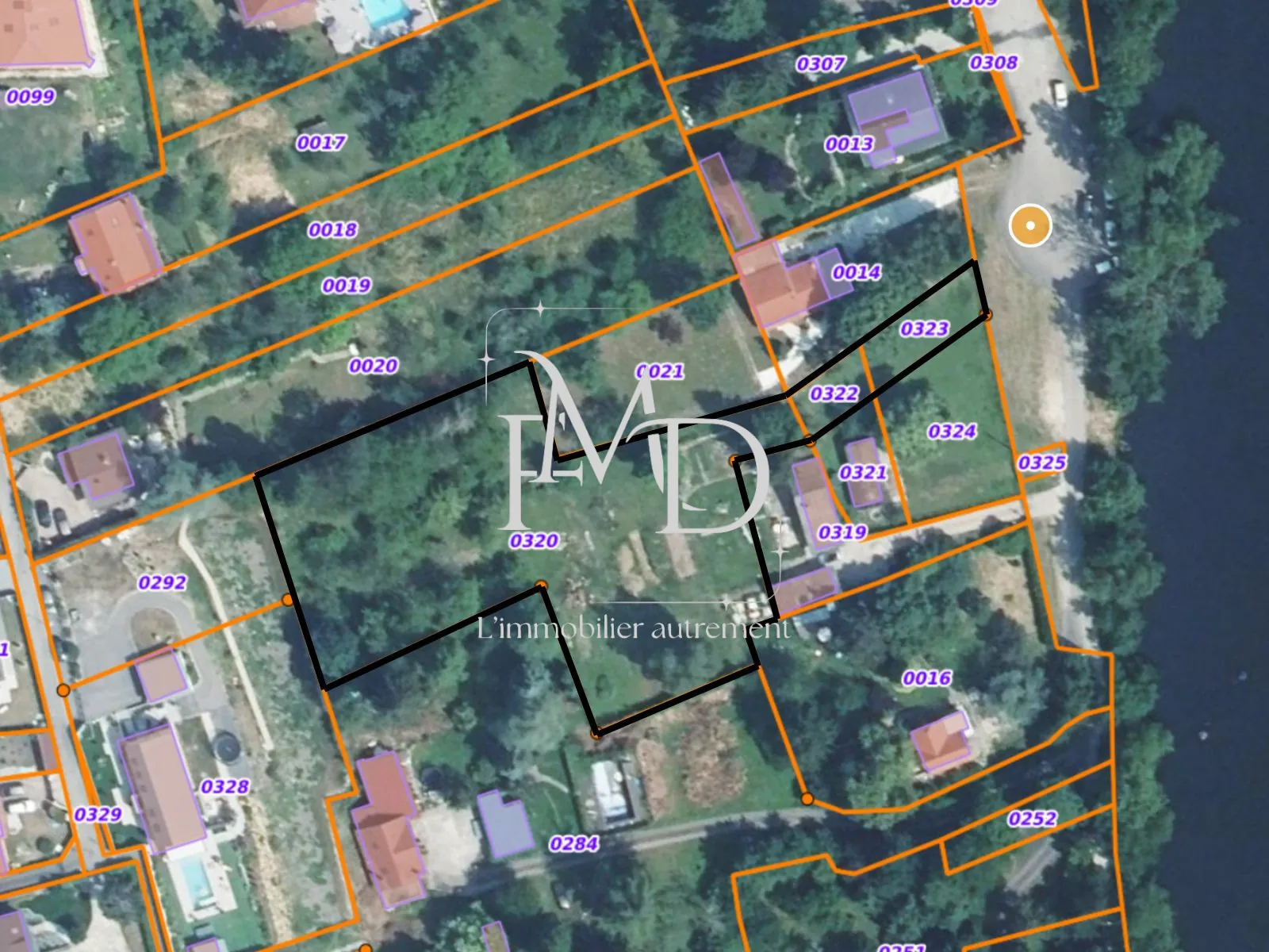 Terrain constructible à vendre à 10 minutes de Nancy avec permis en cours