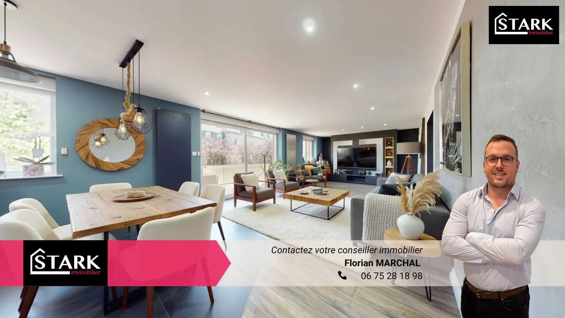 Bel appartement rénové de 90 m² avec balcon à Belfort