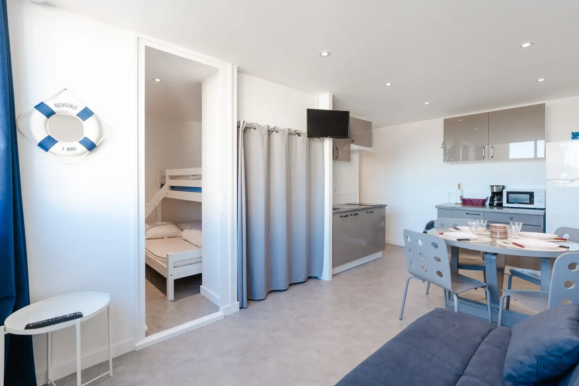 Appartement 2 pièces avec parking privé à Narbonne-Plage, à 100m de la mer 